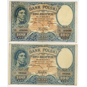 Poland 2 x 100 Zlotych 1919