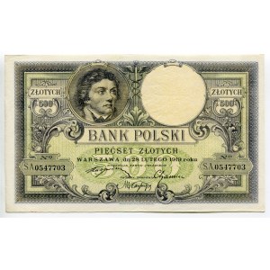 Poland 500 Zlotych 1919 (1924)
