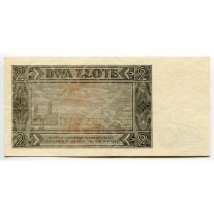 Poland 2 Zlote 1948
