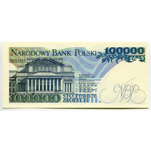 Poland 100000 Zlotych 1990