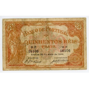 Portugal 500 Reis 1900