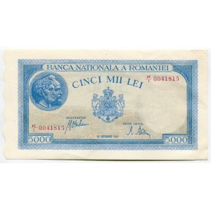 Romania 5000 Lei 1943