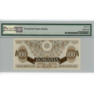 Romania 100 Lei 1947 PMG 67