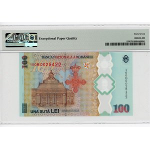 Romania 100 Lei 2019 PMG 67