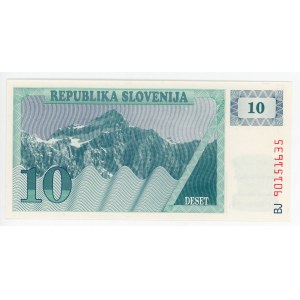 Slovenia 10 Tolarjev 1990