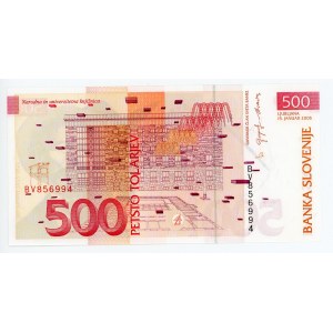 Slovenia 500 Tolarjev 2005 Replacement Note