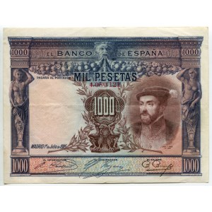 Spain 1000 Pesetas 1925 (1936)