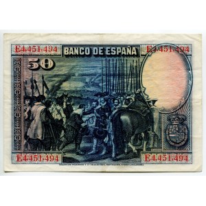 Spain 50 Pesetas 1928