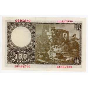 Spain 100 Pesetas 1948