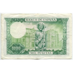 Spain 1000 Pesetas 1965 (1971)