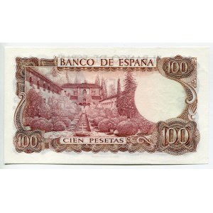 Spain 100 Pesetas 1970 (1974)