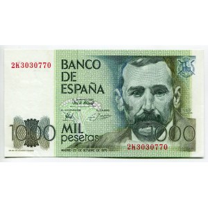 Spain 1000 Pesetas 1979 (1982)