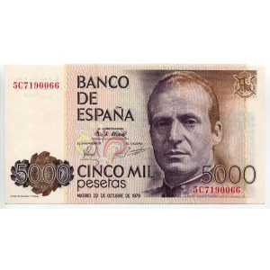 Spain 5000 Pesetas 1979