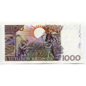 Sweden 1000 Kronor 1991