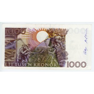 Sweden 1000 Kronor 1991