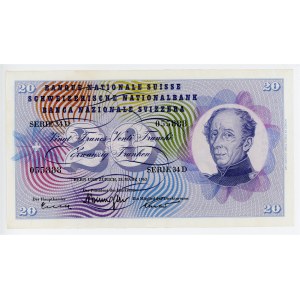 Switzerland 20 Francs 1963