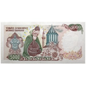 Turkey 5000 Lira 1985