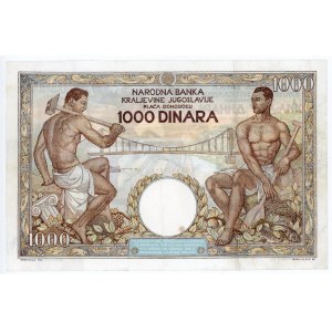 Yugoslavia 1000 Dinara 1935