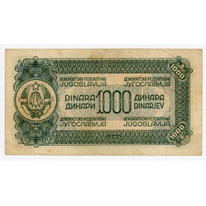 Yugoslavia 1000 Dinara 1944 (ND)
