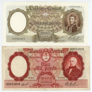 Argentina 5 & 10000 Pesos 1967 - 1969 (ND)