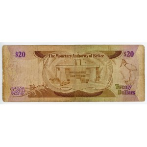 Belize 20 Dollars 1980