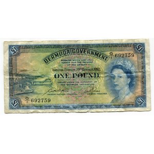 Bermuda 1 Pound 1952