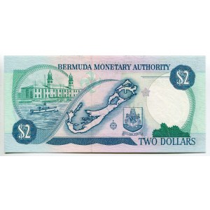 Bermuda 2 Dollars 1988