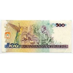 Brazil 500 Cruzeiros 1990 (ND)