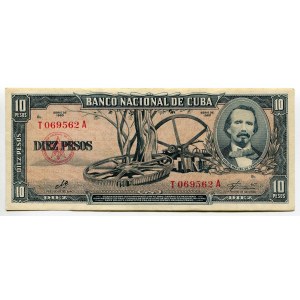 Cuba 10 Pesos 1960