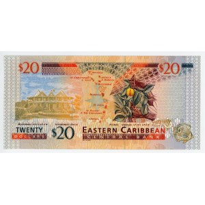 East Caribbean States 20 Dollars 2000