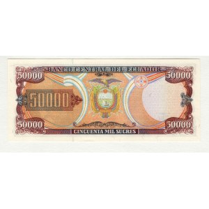 Ecuador 50000 Sucres 1999