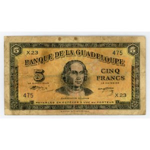 Guadeloupe 5 Francs 1942