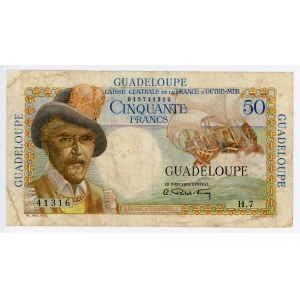 Guadeloupe 50 Francs 1947 - 1949 (ND)