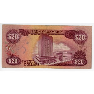 Jamaica 20 Dollars 1976 (ND)