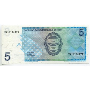 Netherlands Antilles 5 Gulden 1994