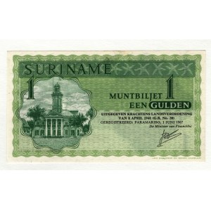 Suriname 1 Gulden 1967