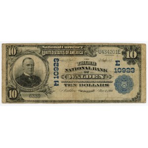 United States New York Third NB of Walden 10 Dollars 1916