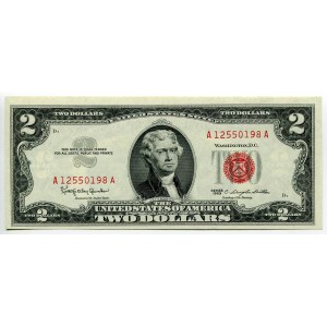 United States 2 Dollars 1963