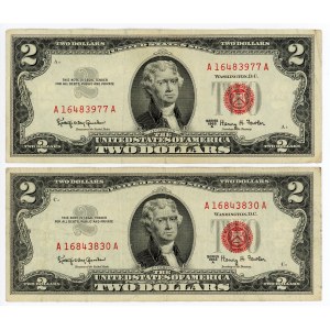 United States 2 x 2 Dollars 1963