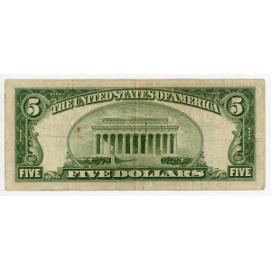 United States 5 Dollars 1934