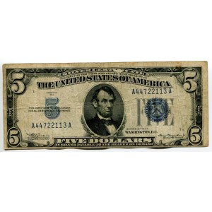 United States 5 Dollars 1934