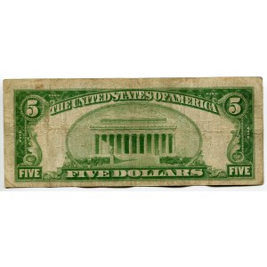 United States 5 Dollars 1934
