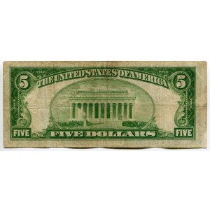 United States 5 Dollars 1934