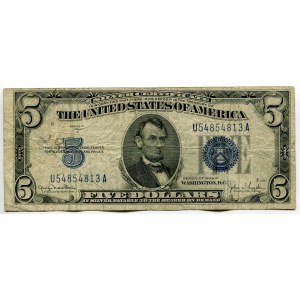 United States 5 Dollars 1934 D