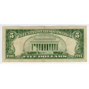 United States 5 Dollars 1963