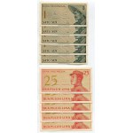 Asia Lot of 19 Banknotes 1964 - 1990