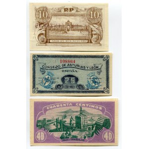 Europe Lot of 3 Banknotes 1917 - 1936