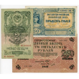 Europe Lot of 7 Banknotes 1917 - 1947