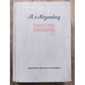 Meysenbug Malwida v. - Diary of an idealist