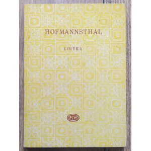 [Biblioteka Poetów] Hofmannsthal Hugo von • Liryka